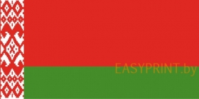Флаг Республики Беларусь интерьерный, атлас сшивной