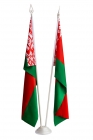 Подставка интерьерная для двух флагов