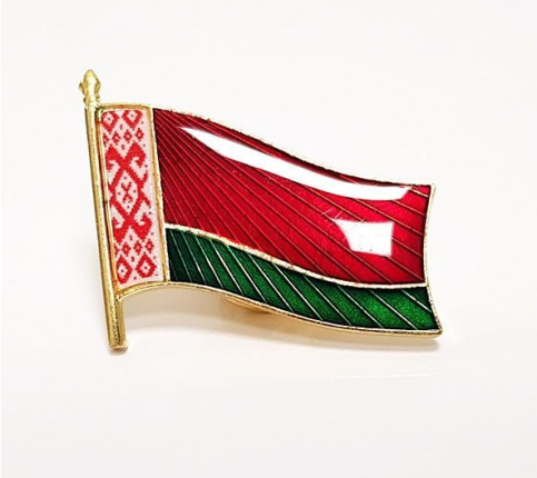 Значок "флаг РБ" на магните 