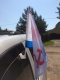 Флаг РБ автомобильный с клипсой для стекла 