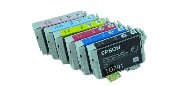 Комплект оригинальных картриджей для Epson Multipack T0791-T0796