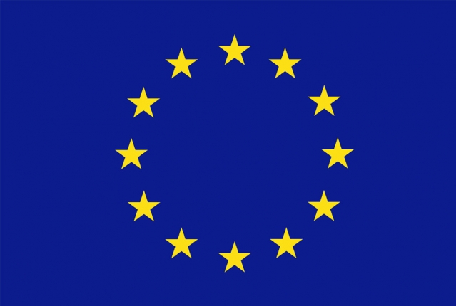 Флажок Евросоюза настольный