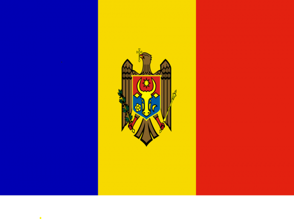 Флажок Молдавии настольный