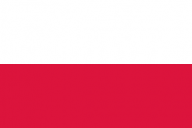 Флажок Польши настольный