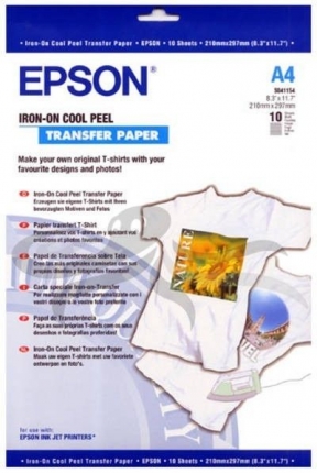 Бумага Epson Iron-On Cool Peel Transfer Paper A4 (BP),10 листов