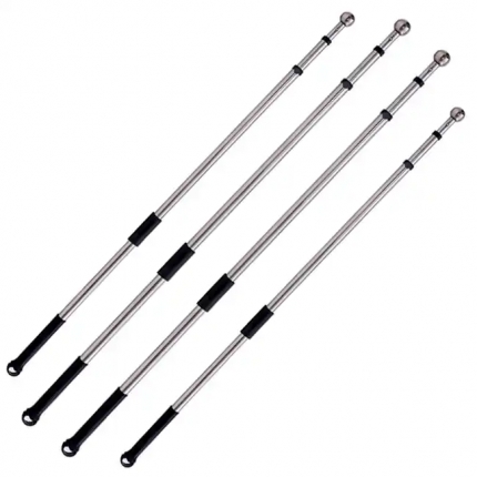 Флагшток ручной телескопический с мягкой ручкой, навершие шар Флагшток ручной телескопический с мягкой ручкой, навершие шар