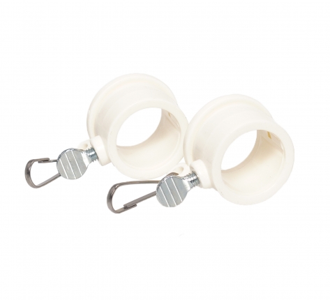 Анти-наматывающие крепления (кольца) для флага пластиковые с карабинами