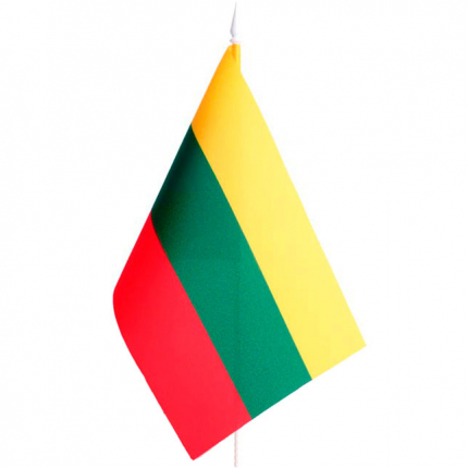 Флажок Литвы настольный 