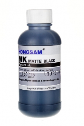 Пигментные чернила Black Pigment Ink for Epson WF, 200 мл